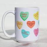 Mean Girls Conversation Hearts Mug