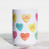 Mean Girls Conversation Hearts Mug