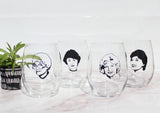 Golden Girl Wine Glasses