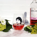 Golden Girl Wine Glasses