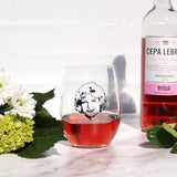 Golden Girl Wine Glasses