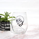 Golden Girl Wine Glasses