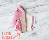 Kids' Fitted Cotton Face Masks