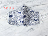 Kids' Fitted Cotton Face Masks