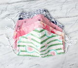 Kids' Fitted Cotton Face Masks
