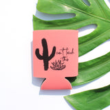 Coral Cactus Can Cooler