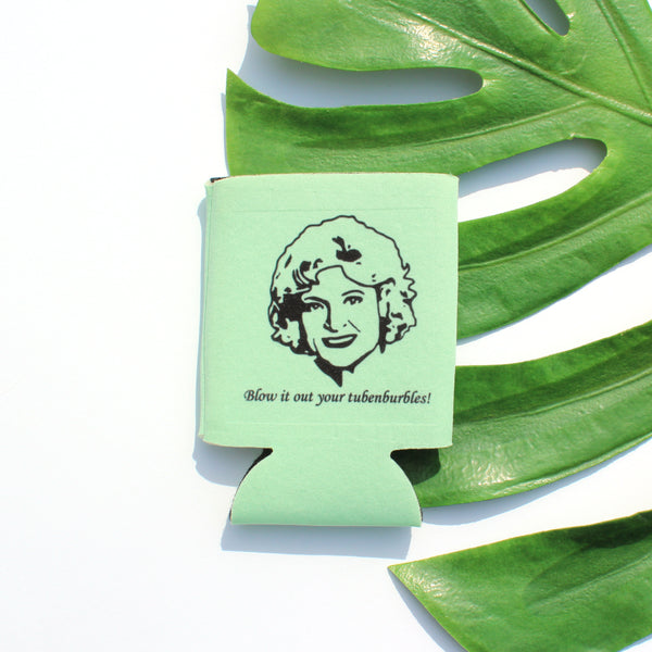 Mint Rose Nylund Can Cooler