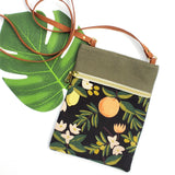 Floral Citrus Handmade Purse - Rifle Paper Co. Floral Handbag