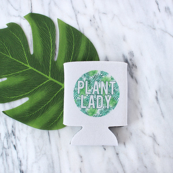 Plant Lady Can Cooler