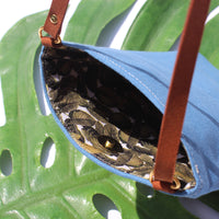 Blue and Botanical Floral Handmade Purse - Rifle Paper Co. Floral Handbag