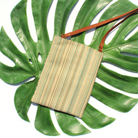 Blue Stripe and Floral Handmade Purse - Rifle Paper Co. Floral Handbag