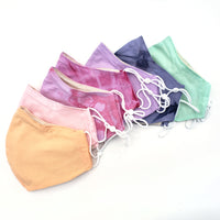 Hand Dyed Fitted Cotton Face Masks