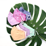 Hand Dyed Fitted Cotton Face Masks