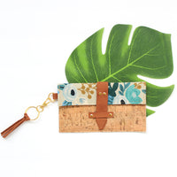 Floral and Vegan Cork Leather Wallet - Rifle Paper Co. Floral Wallet